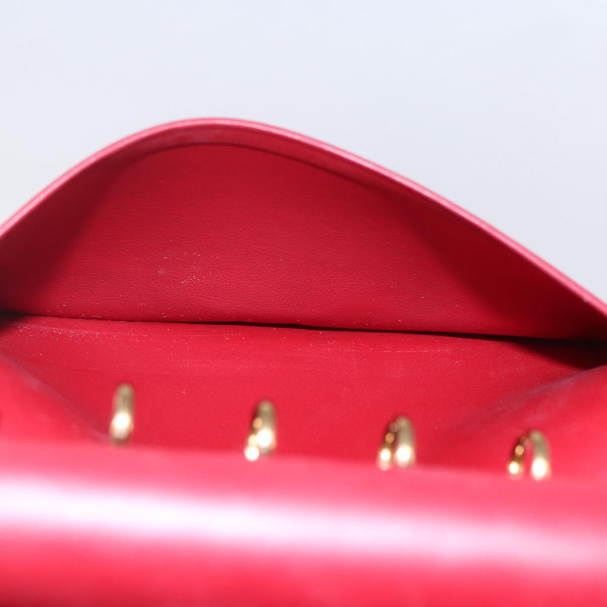 LOUIS VUITTON Vernis Agenda PM Day Planner Cover Rouge R21003 LV Auth BA8376