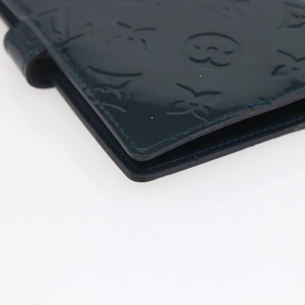 LOUIS VUITTON Vernis Agenda PM Day Planner Cover Bruny R21061 LV Auth BA8377