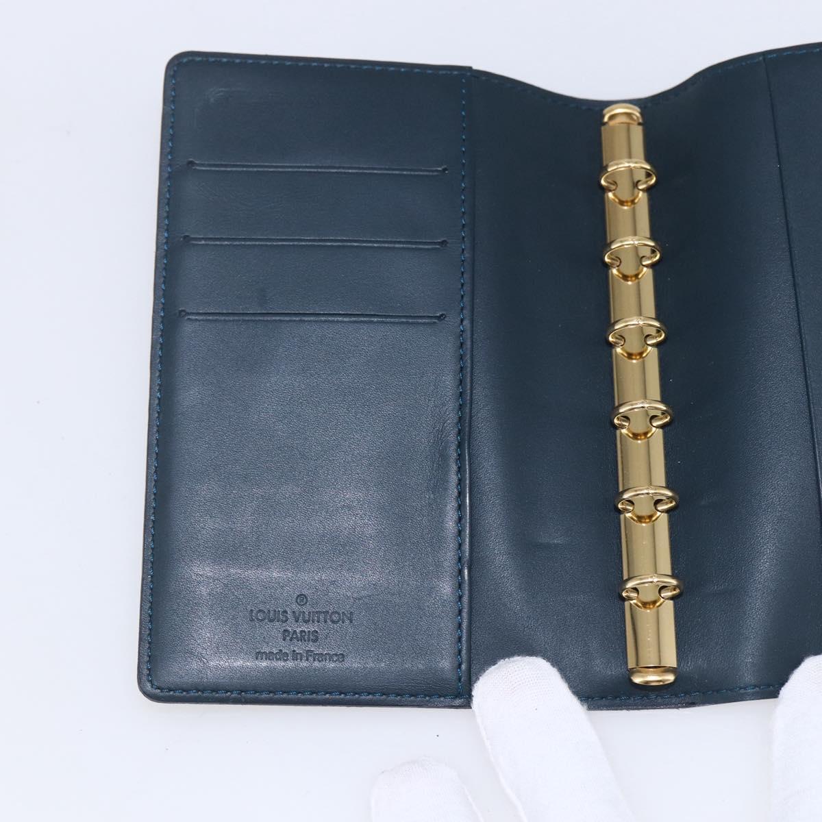 LOUIS VUITTON Vernis Agenda PM Day Planner Cover Bruny R21061 LV Auth BA8377
