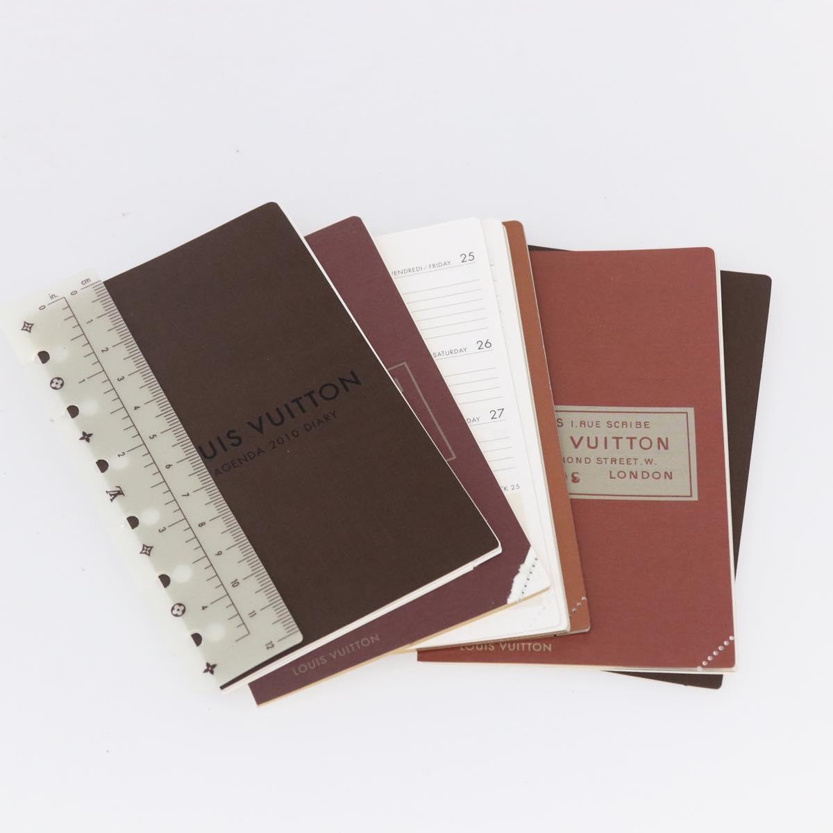 LOUIS VUITTON Vernis Agenda PM Day Planner Cover Bruny R21061 LV Auth BA8377