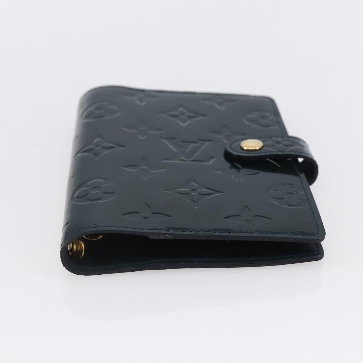 LOUIS VUITTON Vernis Agenda PM Day Planner Cover Bruny R21061 LV Auth BA8377