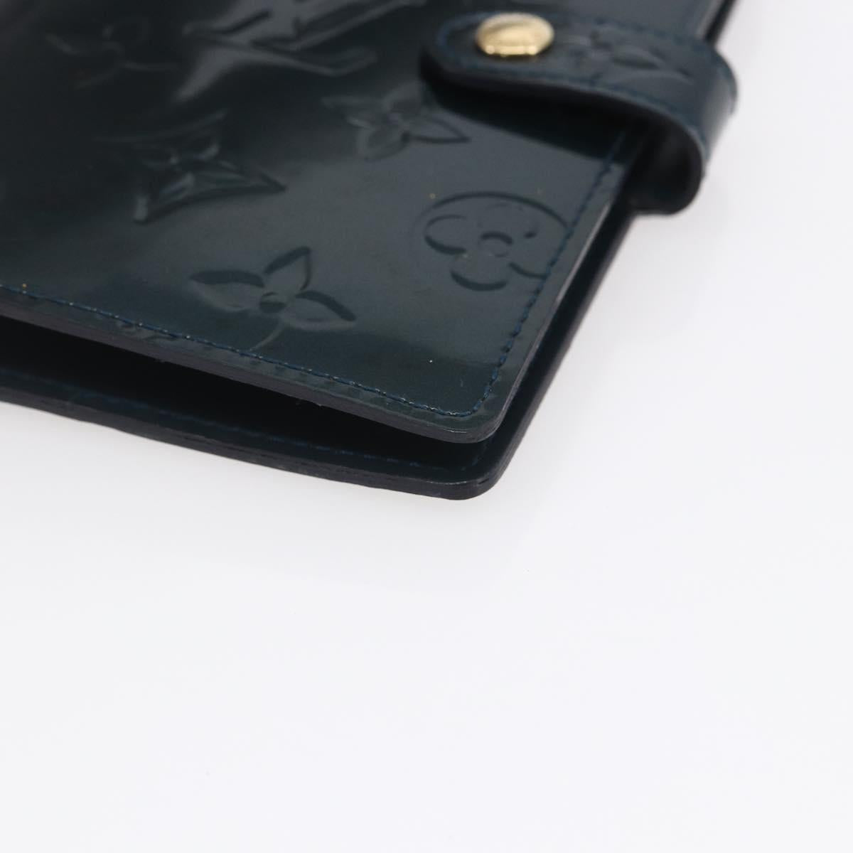 LOUIS VUITTON Vernis Agenda PM Day Planner Cover Bruny R21061 LV Auth BA8377