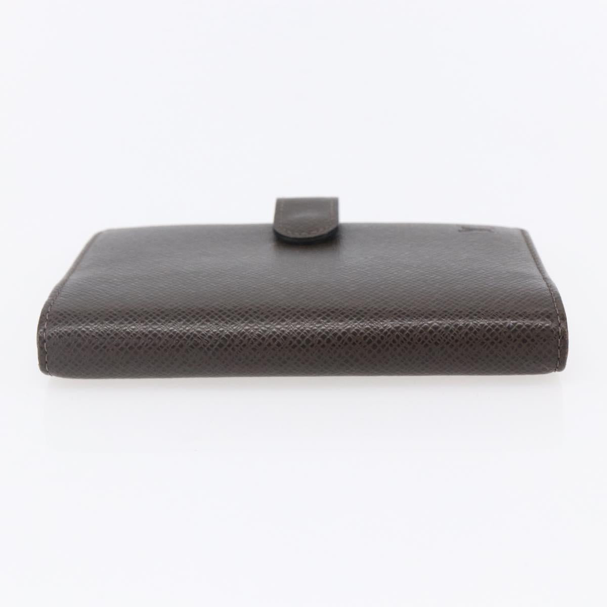 LOUIS VUITTON Taiga Agenda PM Day Planner Cover Grizzly R20434 LV Auth BA8378