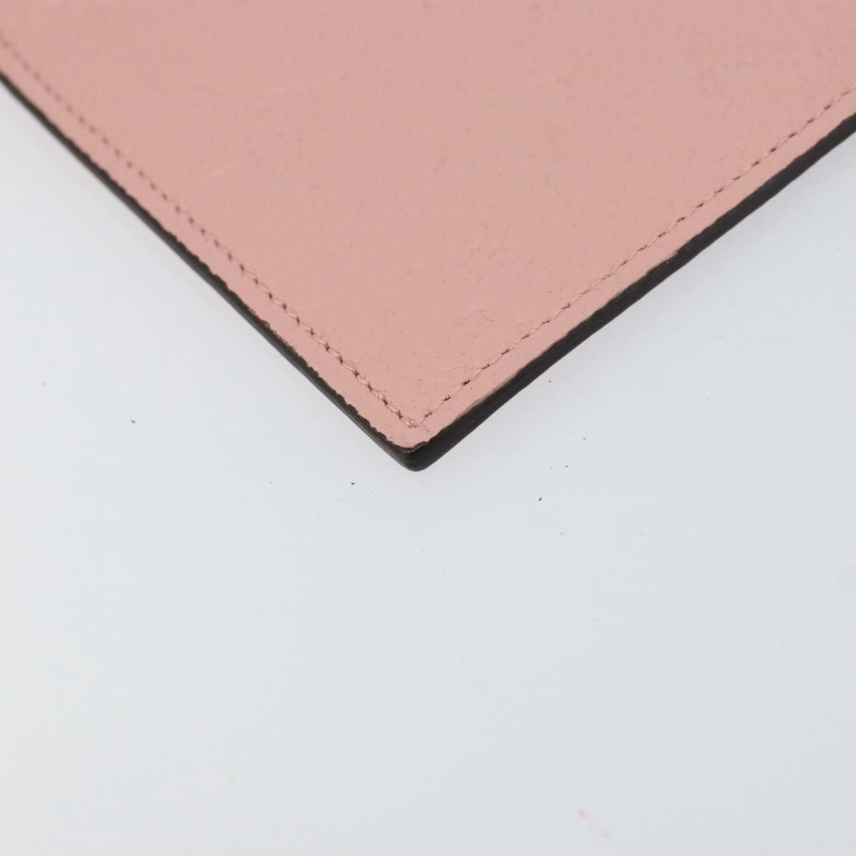 LOUIS VUITTON Monogram Empreinte Portefeuille Clemence Pouch Pink LV Auth BA8379