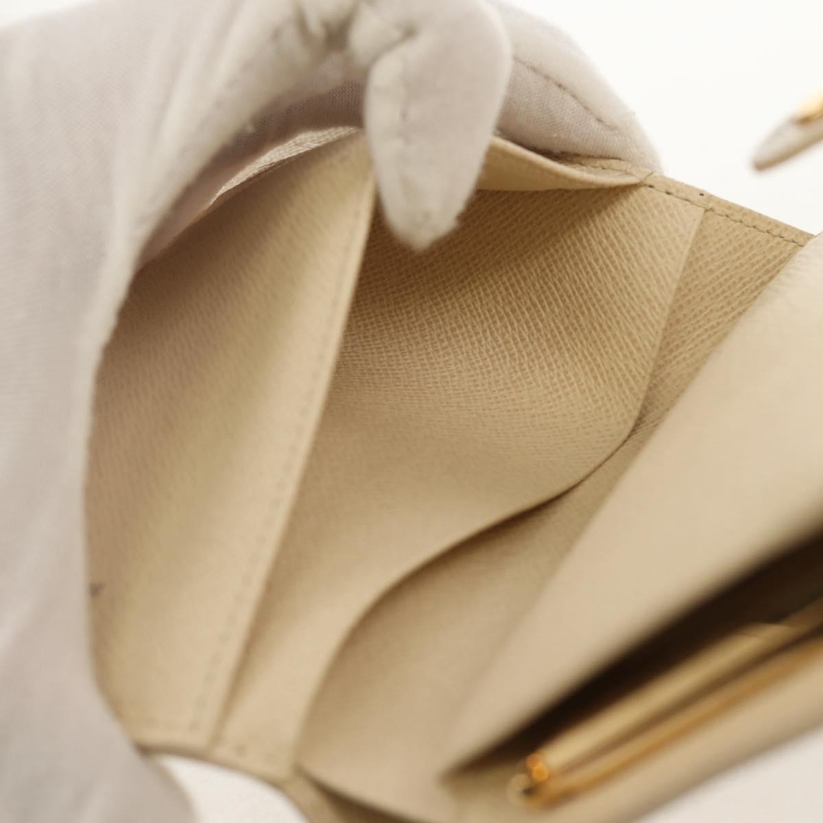 LOUIS VUITTON Damier Azur Portefeuille Viennois Wallet N61676 LV Auth BA8382V