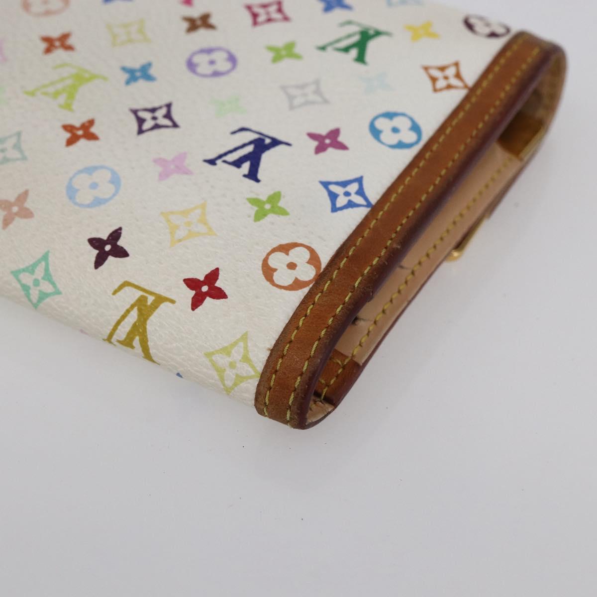 LOUIS VUITTON Multicolor Porte Tresor International Wallet M92659 Auth BA8384