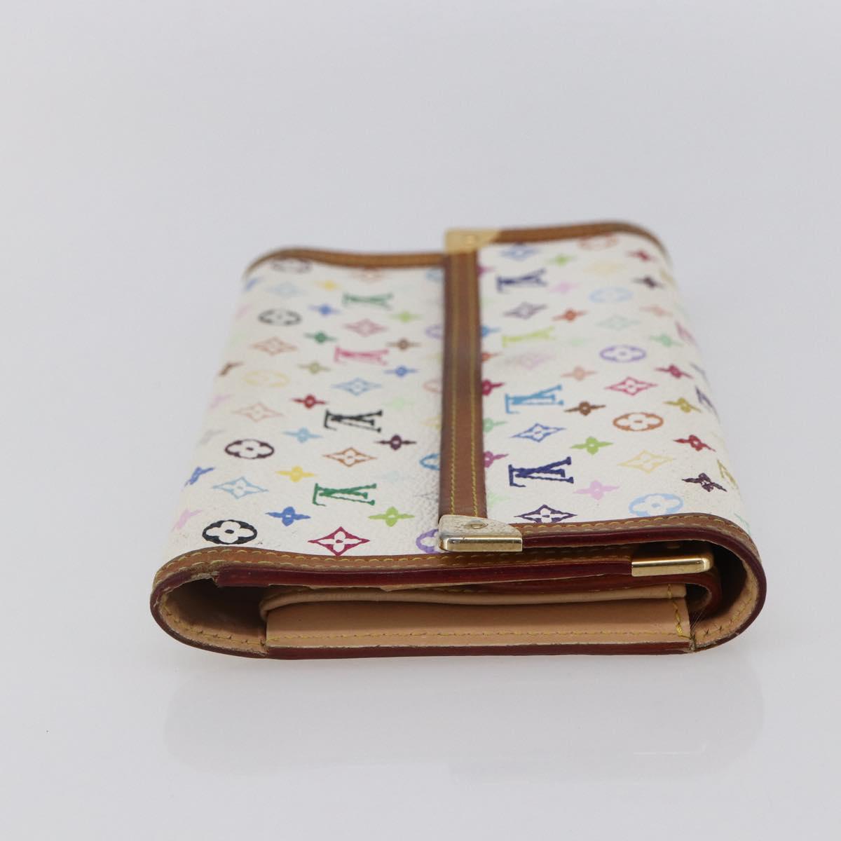 LOUIS VUITTON Multicolor Porte Tresor International Wallet M92659 Auth BA8384