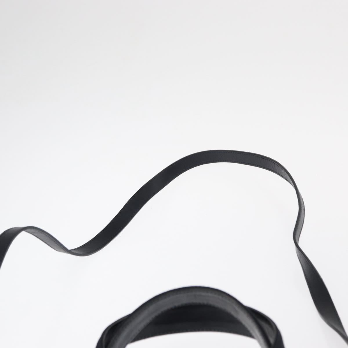 Salvatore Ferragamo Vala Hand Bag Leather 2way Navy Gold Auth BA8399