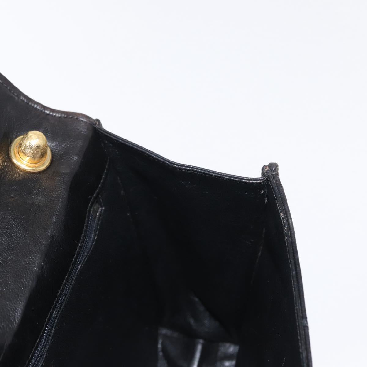 CHANEL Matelasse Shoulder Bag Lamb Skin Brown Gold CC Auth BA8409