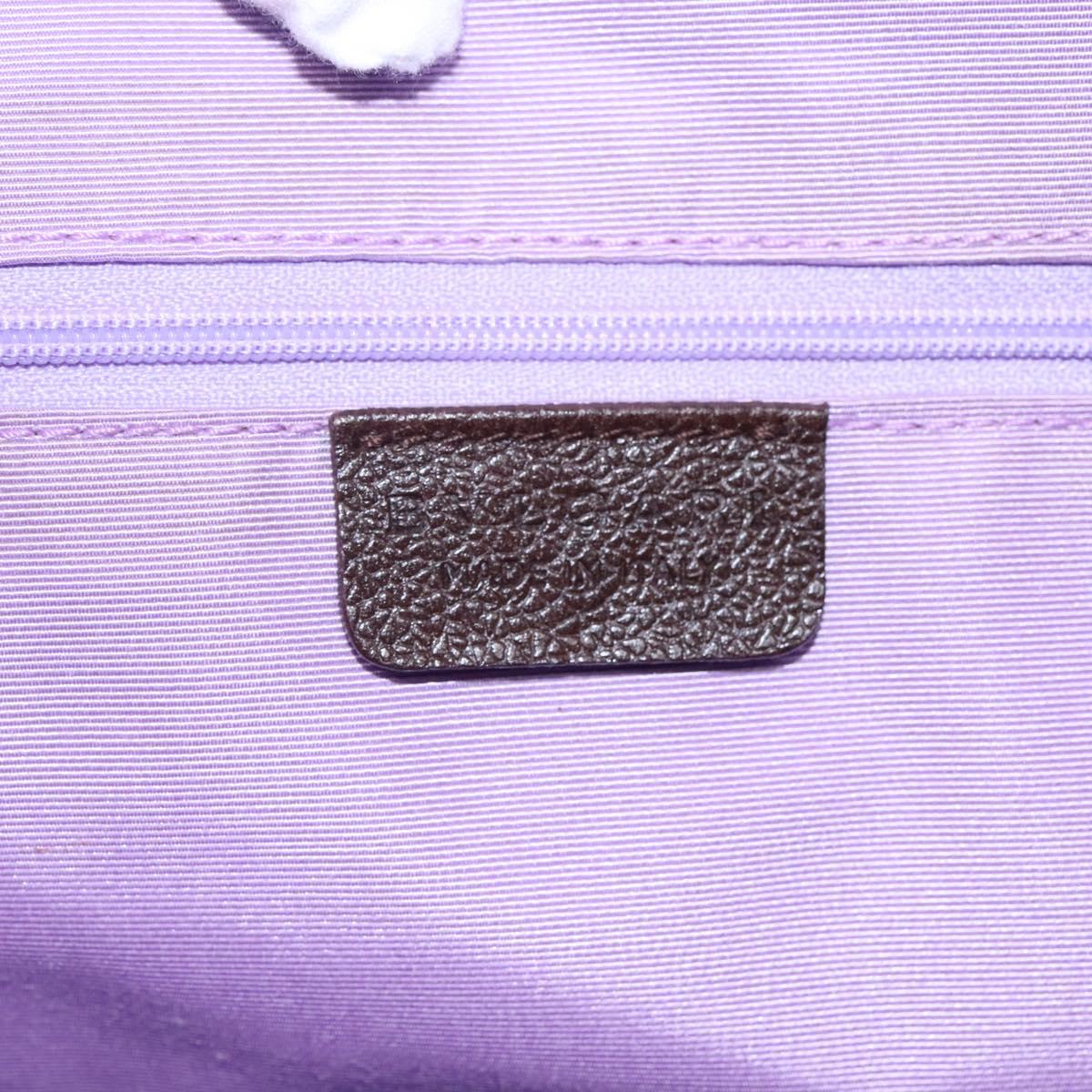 BVLGARI Logo Mania Tote Bag Canvas Beige Auth BA842