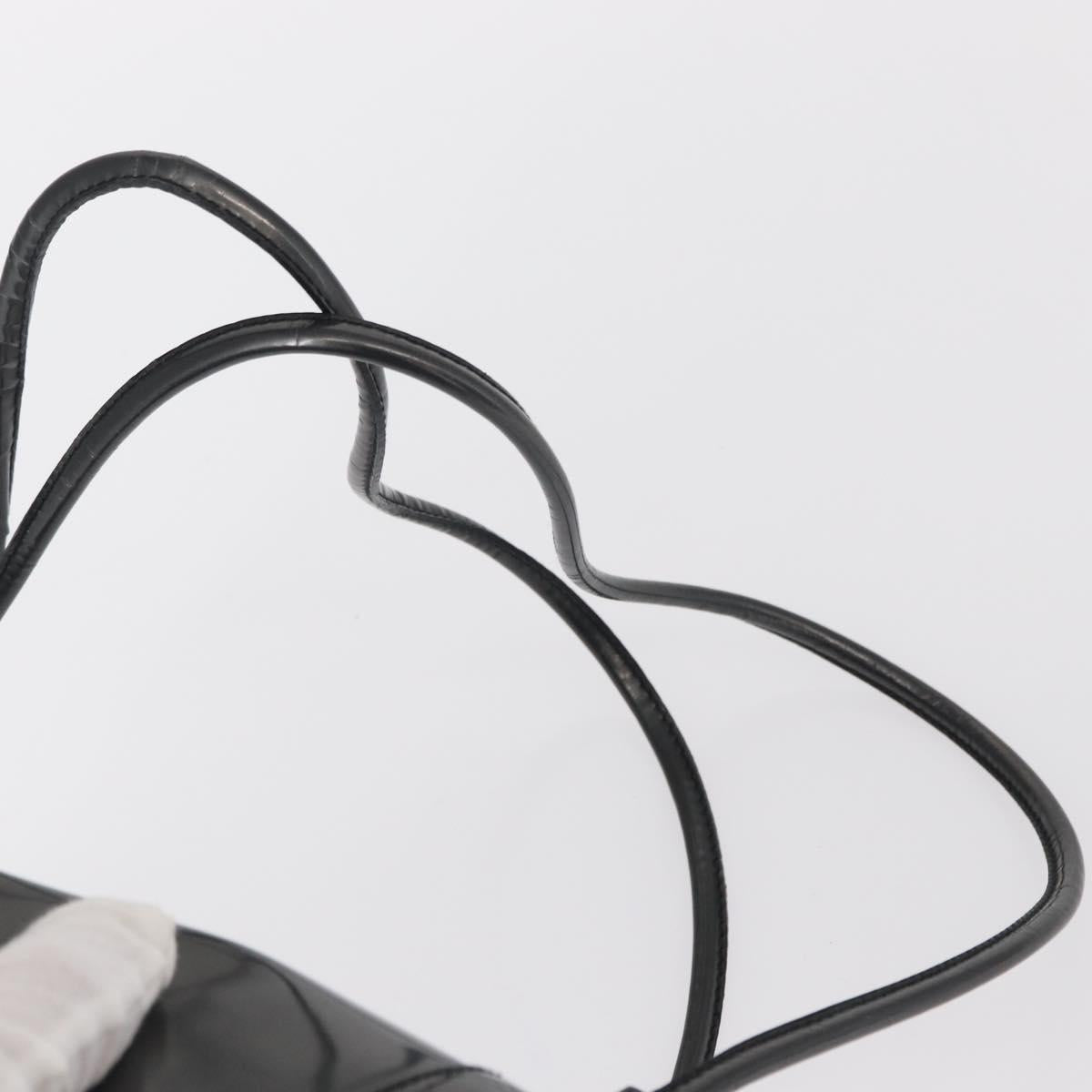 Salvatore Ferragamo Vala Backpack Leather Silver Auth BA8422