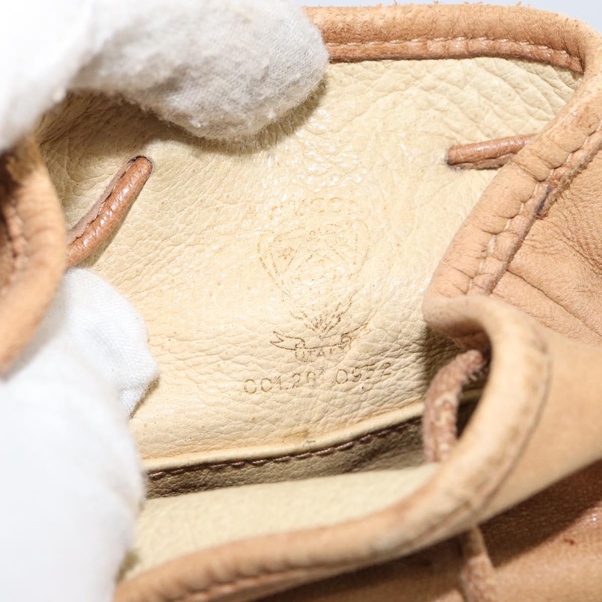 GUCCI GG Supreme Shoulder Bag PVC Beige Gold 001 261 0952 Auth BA8451