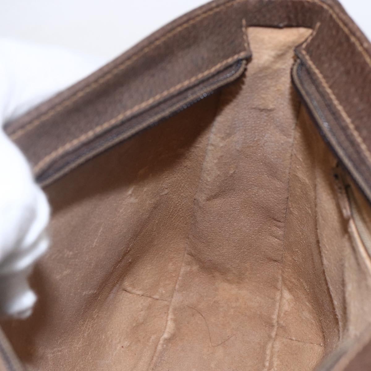 GUCCI GG Supreme Shoulder Bag PVC Beige Gold 32 02 022 Auth BA8458