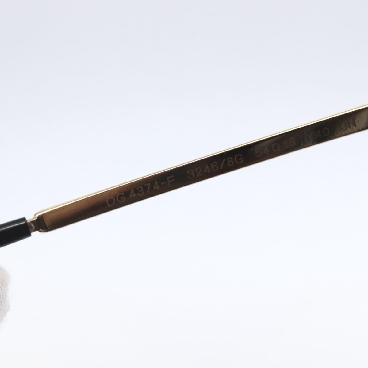 DOLCE&GABBANA Sunglasses plastic Black Auth BA8460