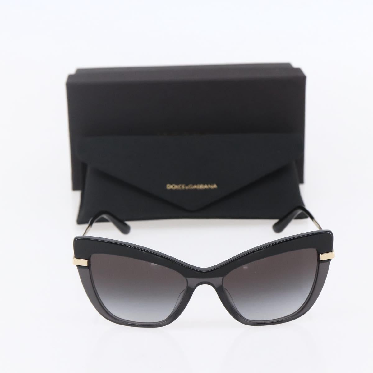 DOLCE&GABBANA Sunglasses plastic Black Auth BA8460