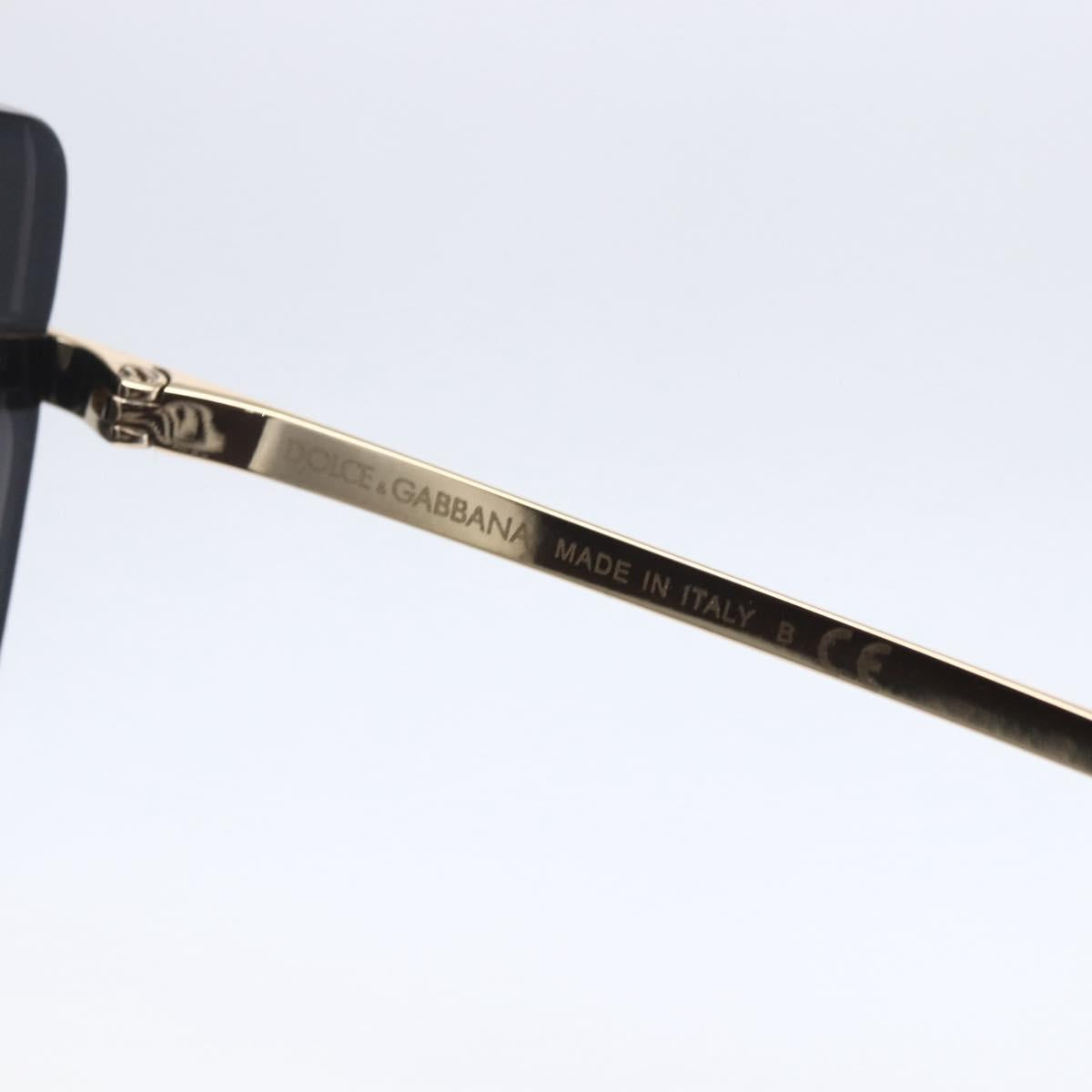 DOLCE&GABBANA Sunglasses plastic Black Auth BA8460