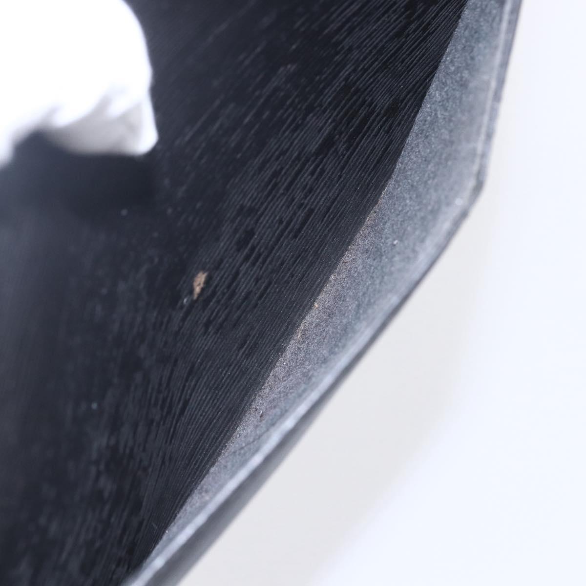 LOUIS VUITTON Epi Pochette Homme Clutch Bag Black M52522 LV Auth BA8471