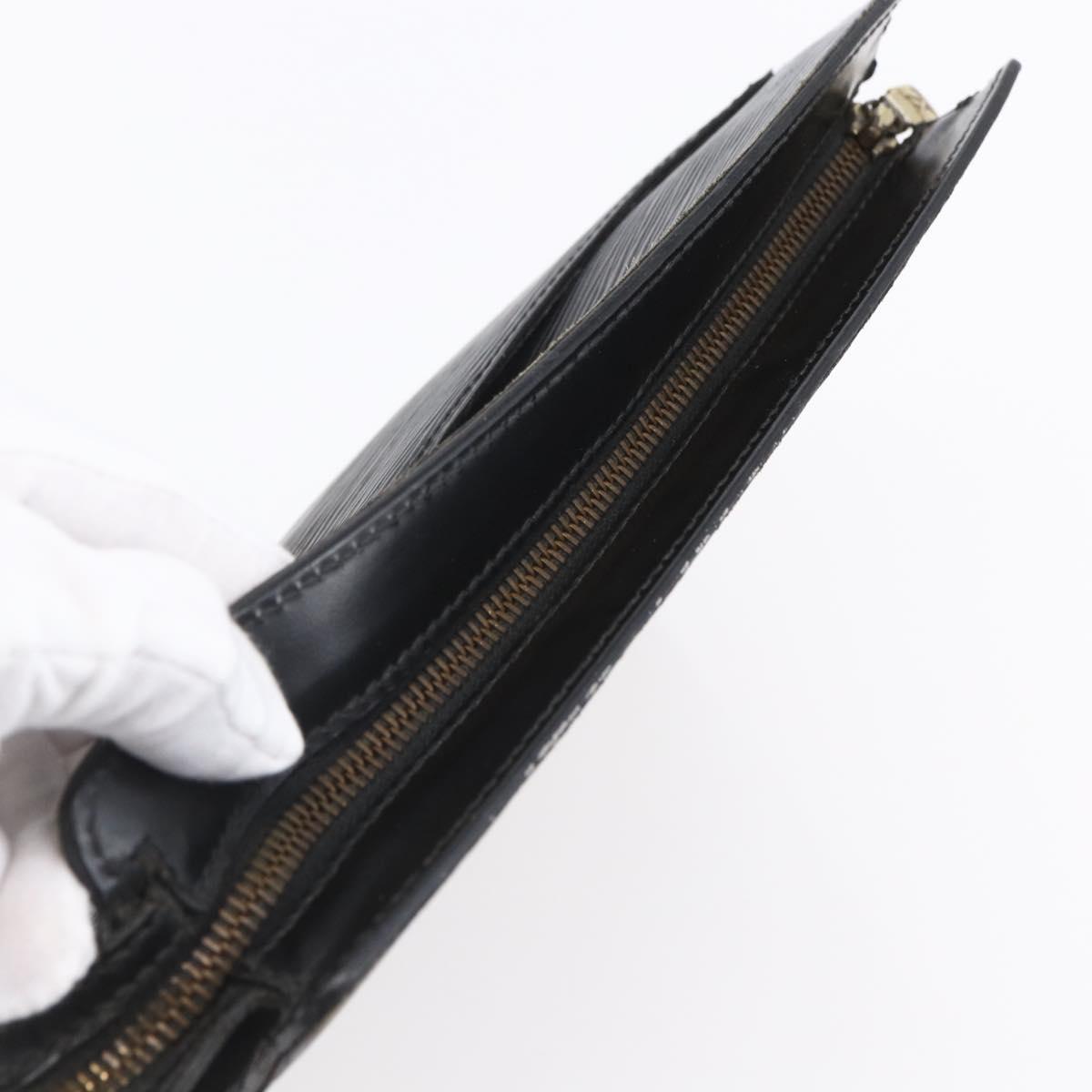 LOUIS VUITTON Epi Pochette Homme Clutch Bag Black M52522 LV Auth BA8471