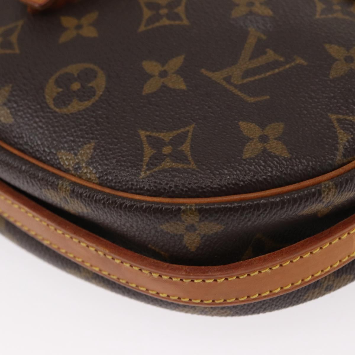LOUIS VUITTON Monogram Jeune Fille MM Shoulder Bag M51226 LV Auth BA8478