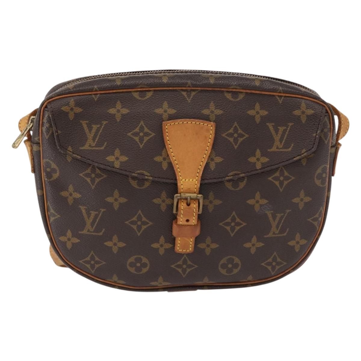 LOUIS VUITTON Monogram Jeune Fille MM Shoulder Bag M51226 LV Auth BA8478