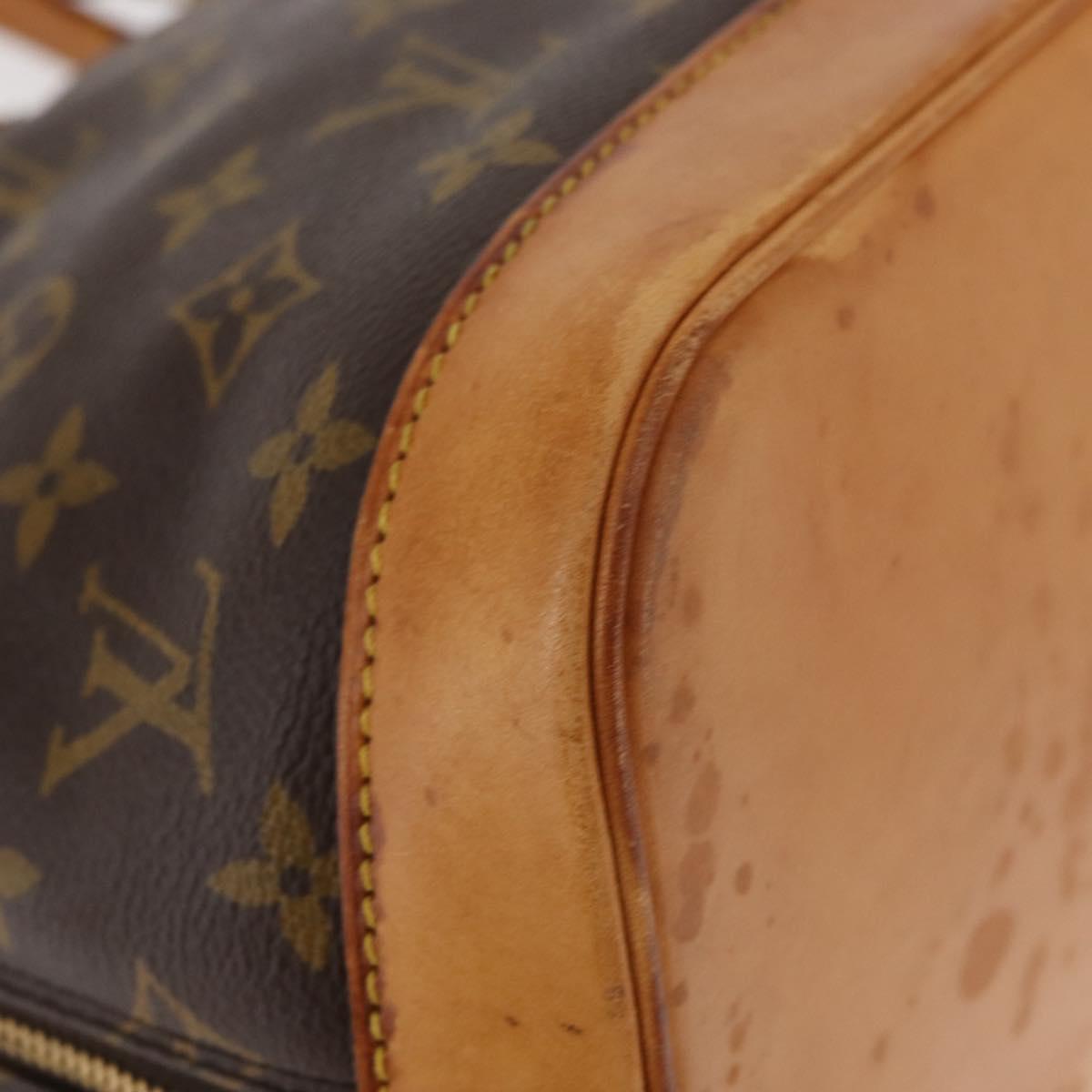 LOUIS VUITTON Monogram Alma Hand Bag M51130 LV Auth BA8479
