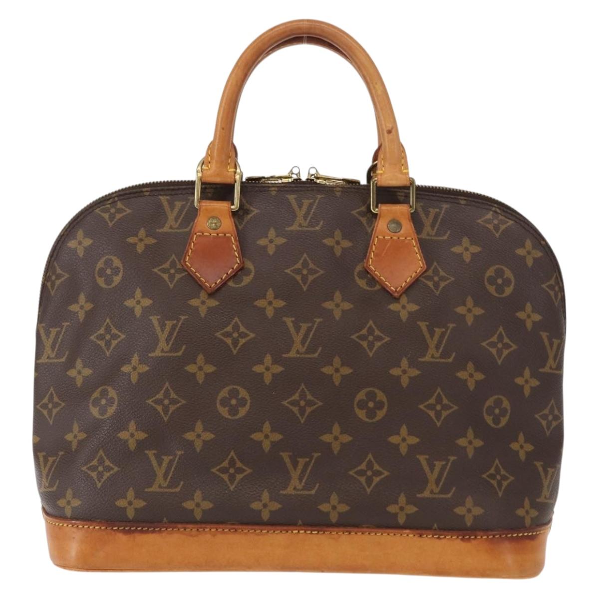 LOUIS VUITTON Monogram Alma Hand Bag M51130 LV Auth BA8479
