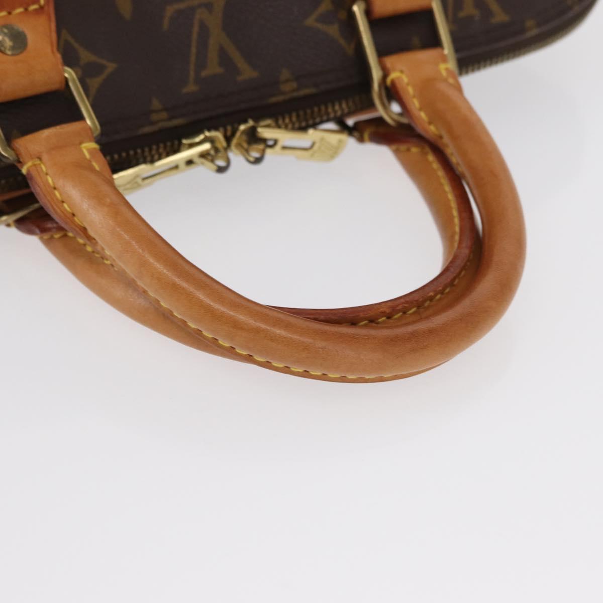 LOUIS VUITTON Monogram Alma Hand Bag M51130 LV Auth BA8479