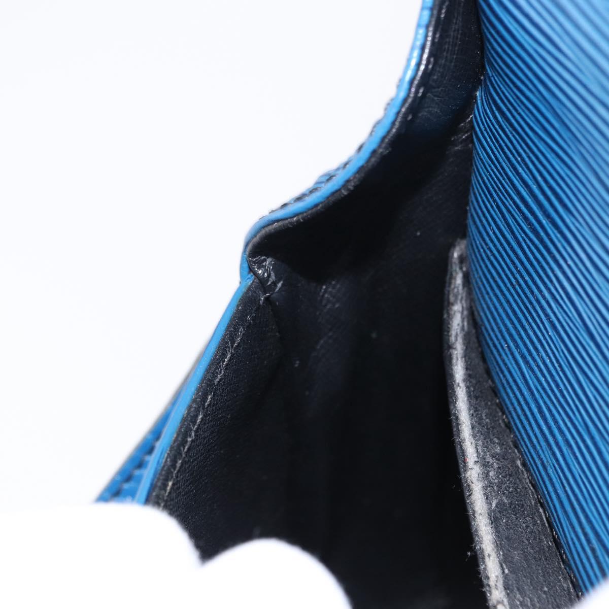 LOUIS VUITTON Epi Saint Cloud PM Shoulder Bag Blue M52195 LV Auth BA8480