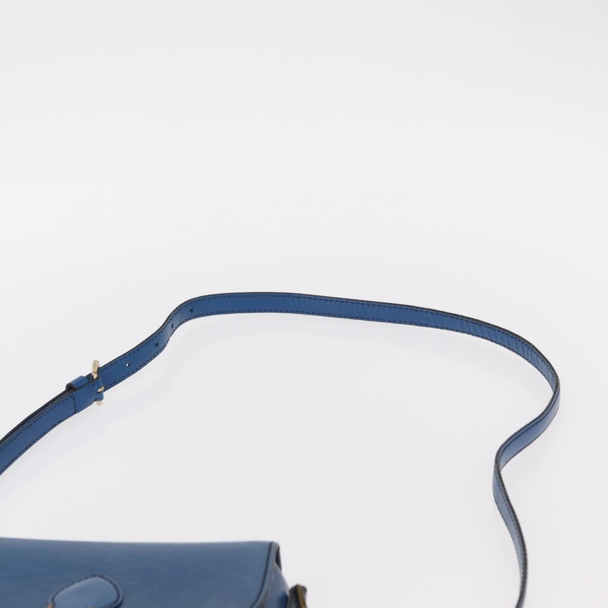 LOUIS VUITTON Epi Saint Cloud PM Shoulder Bag Blue M52195 LV Auth BA8480