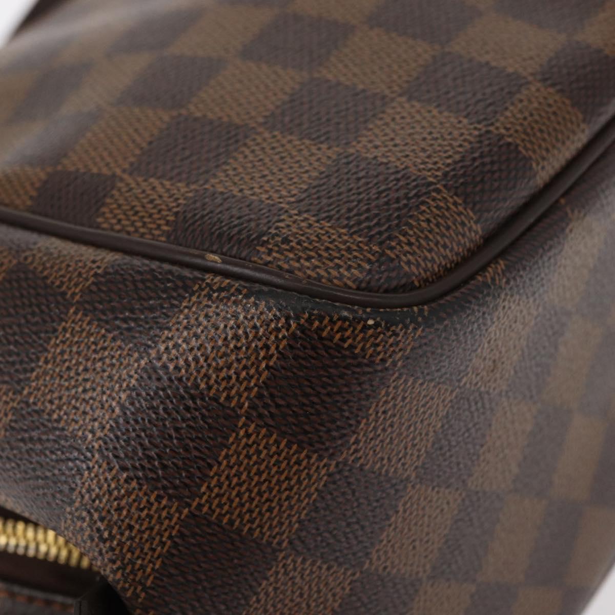 LOUIS VUITTON Damier Ebene Belem PM Hand Bag N51173 LV Auth BA8482