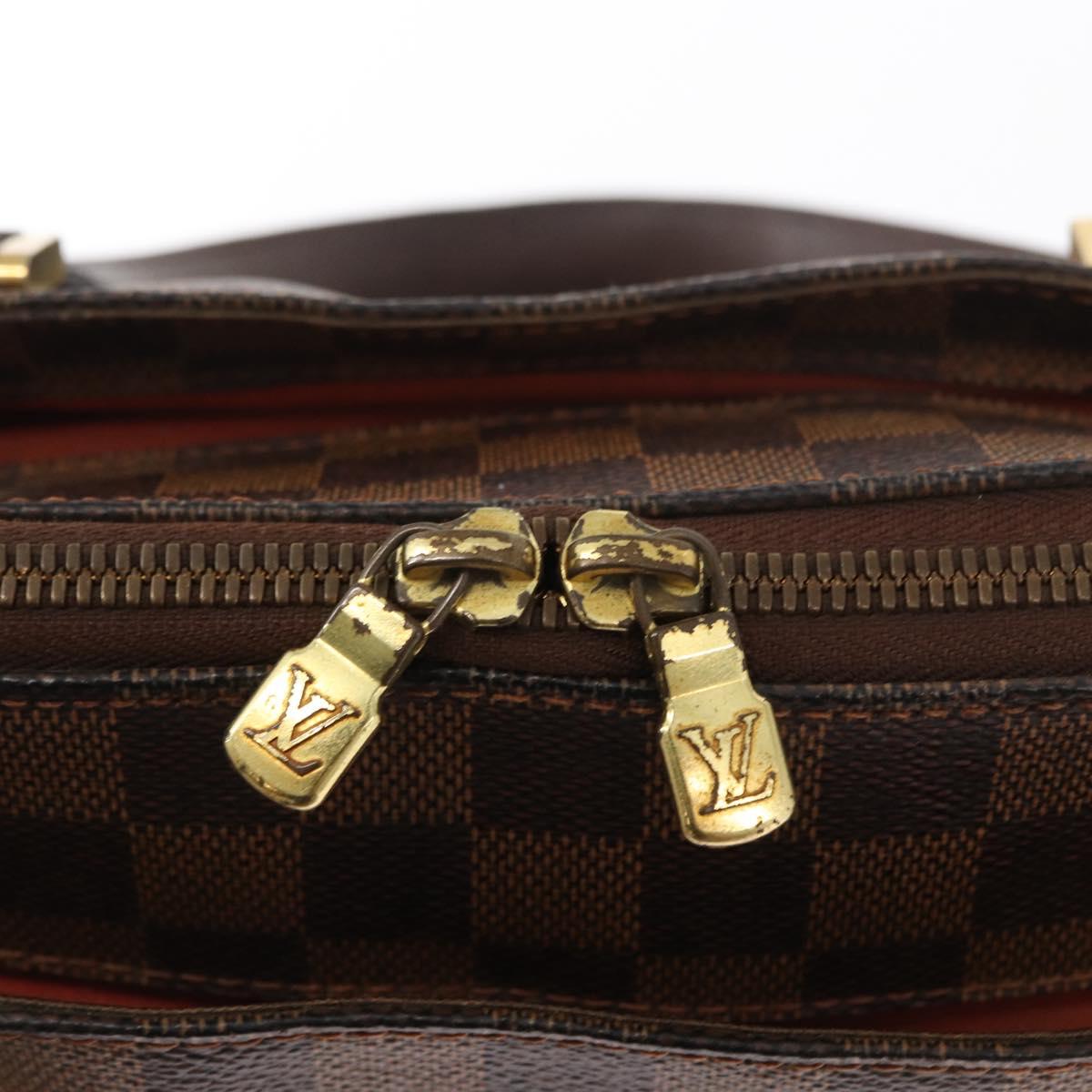 LOUIS VUITTON Damier Ebene Belem PM Hand Bag N51173 LV Auth BA8482