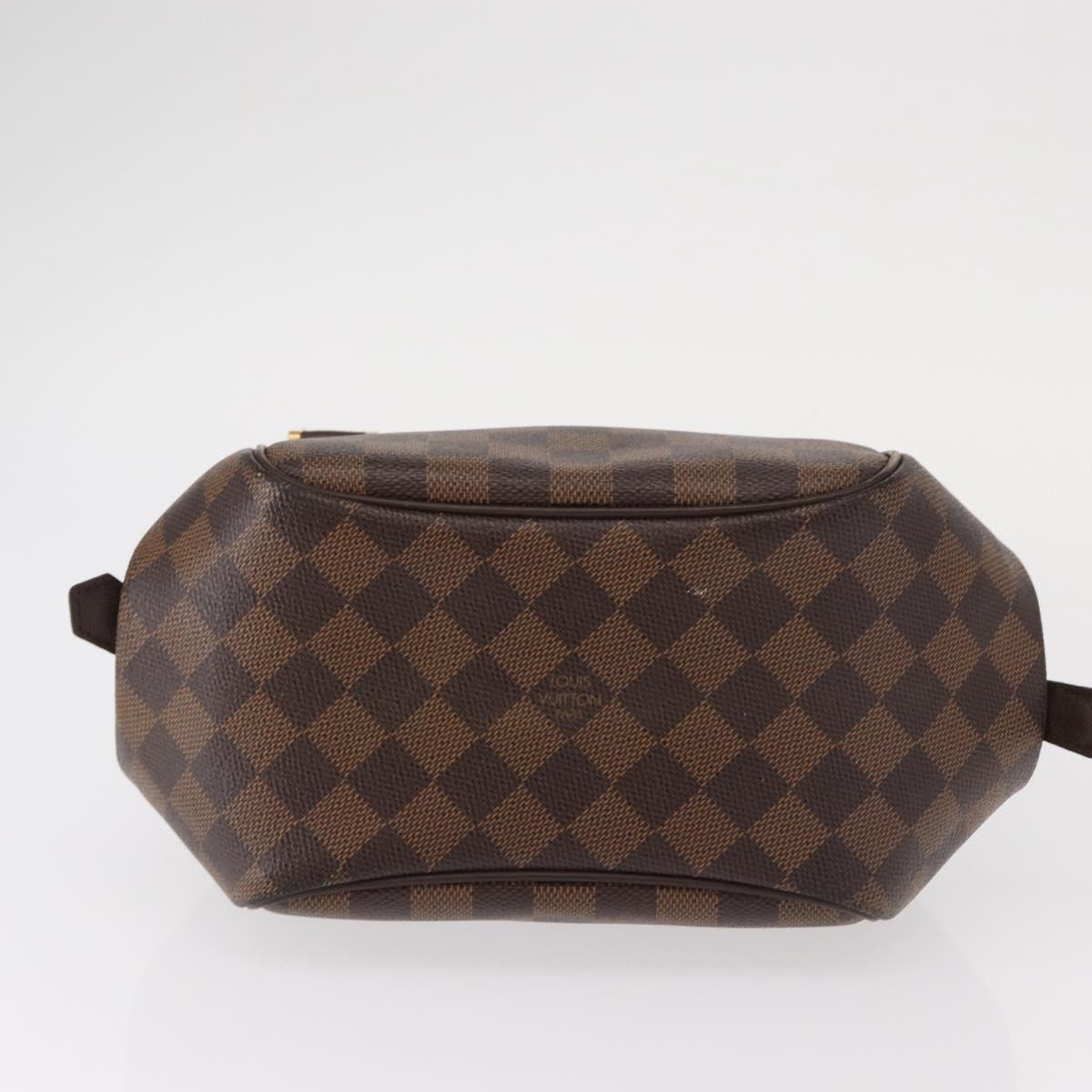 LOUIS VUITTON Damier Ebene Belem PM Hand Bag N51173 LV Auth BA8482