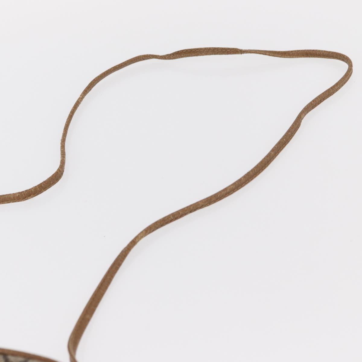 GUCCI GG Plus Supreme Shoulder Bag PVC Beige Gold Auth BA8484