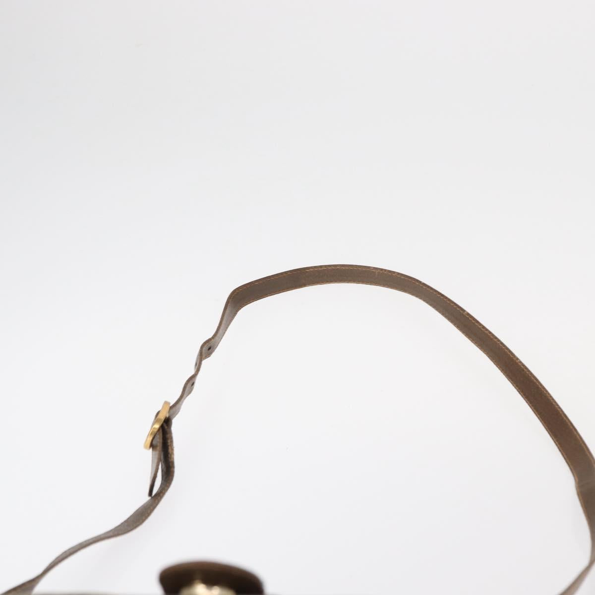 GUCCI GG Supreme Web Sherry Line Bag PVC Beige Gold 10 02 056 Auth BA8485