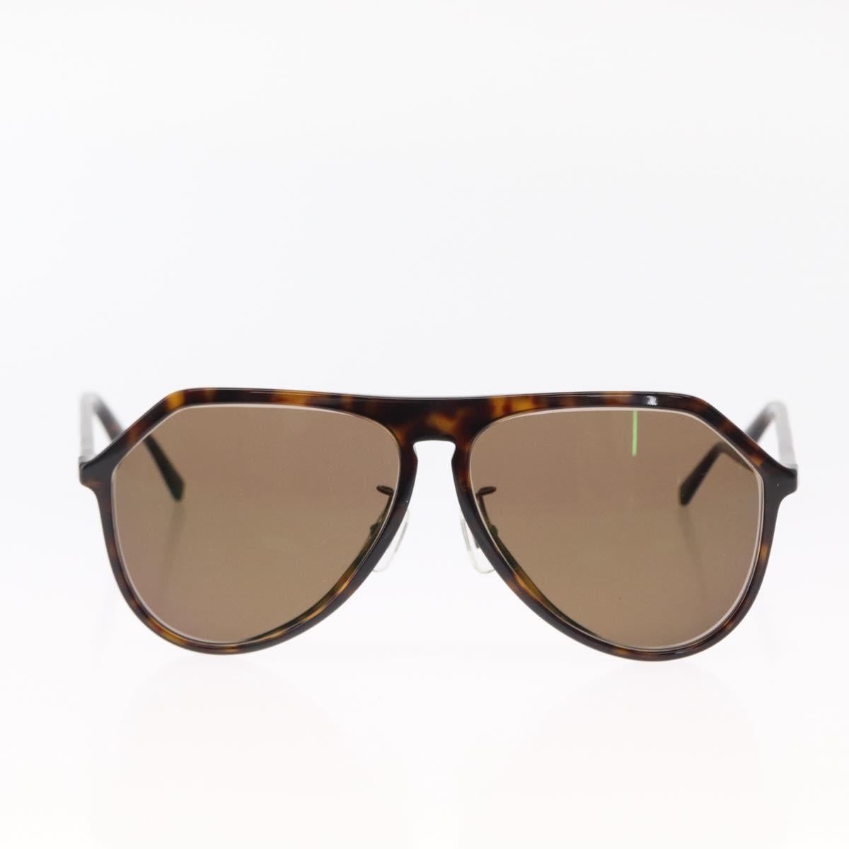 DOLCE&GABBANA Sunglasses plastic Brown Auth BA8496