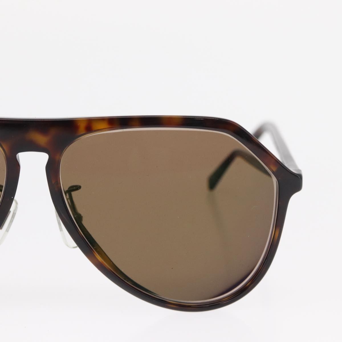 DOLCE&GABBANA Sunglasses plastic Brown Auth BA8496