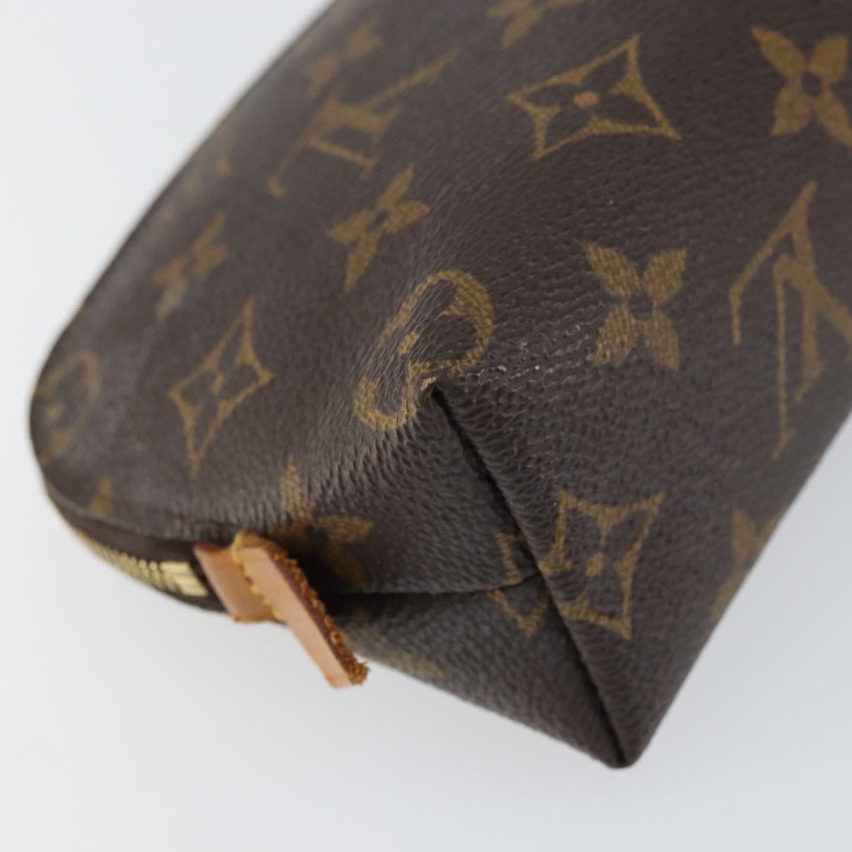 LOUIS VUITTON Monogram Pochette Cosmetic PM Pouch M43998 LV Auth BA8498