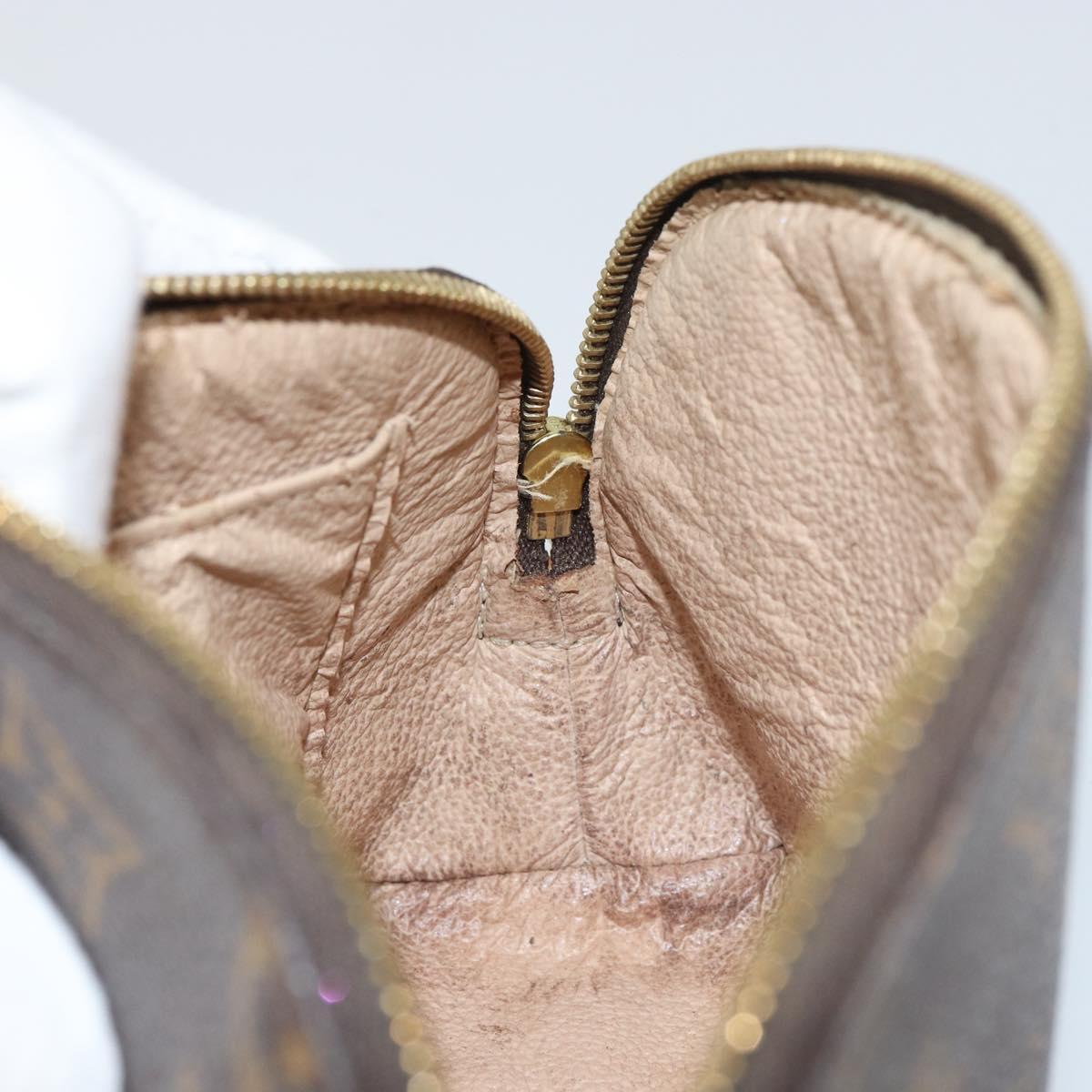 LOUIS VUITTON Monogram Pochette Cosmetic PM Pouch M43998 LV Auth BA8498