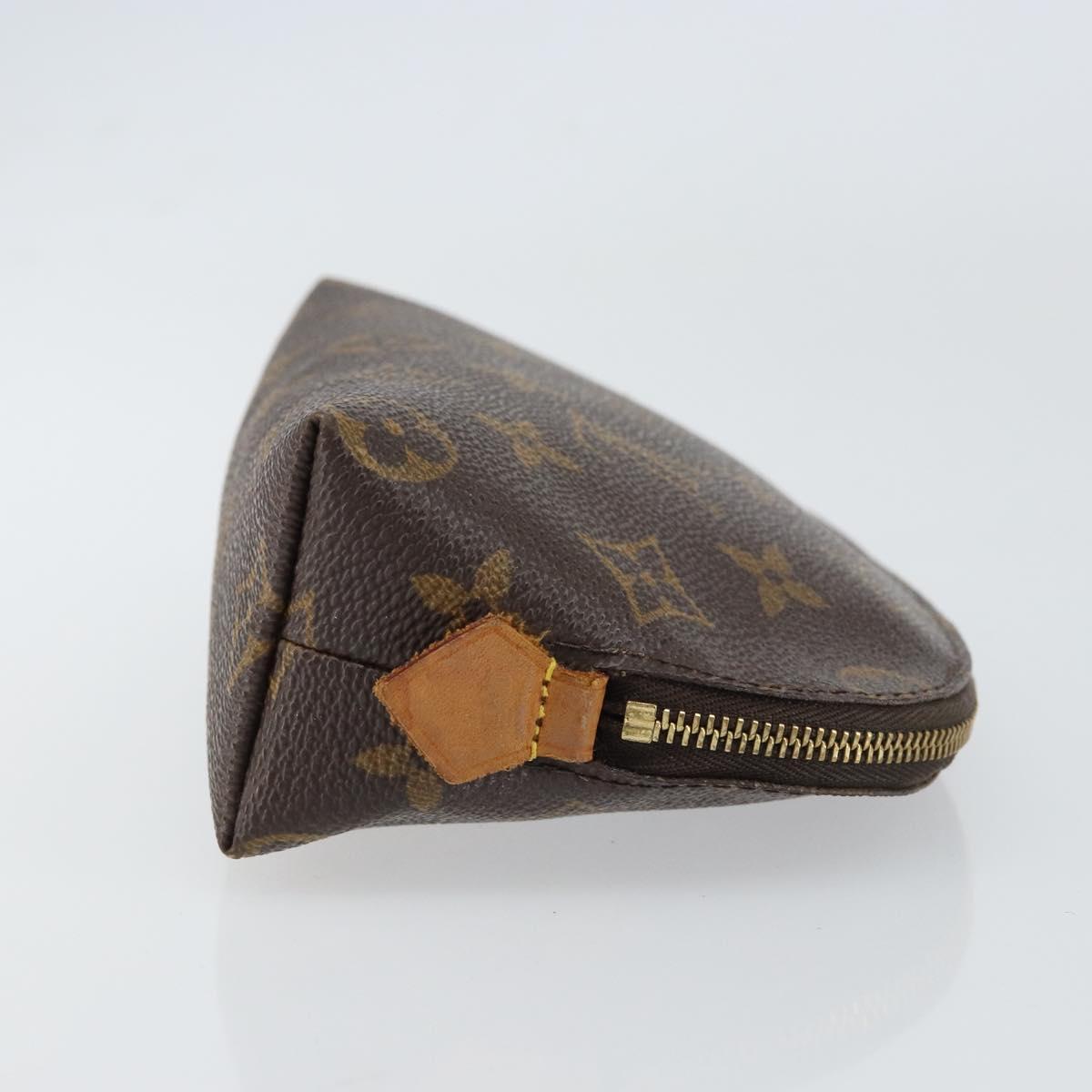 LOUIS VUITTON Monogram Pochette Cosmetic PM Pouch M43998 LV Auth BA8498