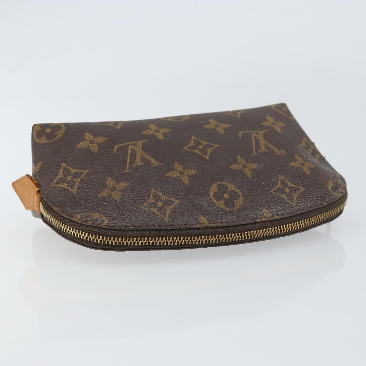 LOUIS VUITTON Monogram Pochette Cosmetic PM Pouch M43998 LV Auth BA8498