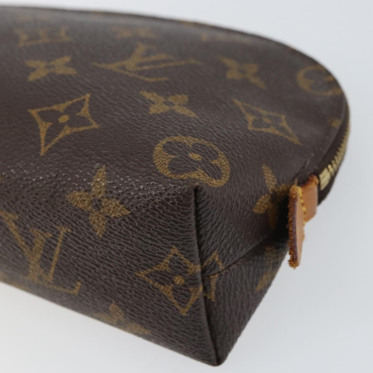 LOUIS VUITTON Monogram Pochette Cosmetic PM Pouch M43998 LV Auth BA8498