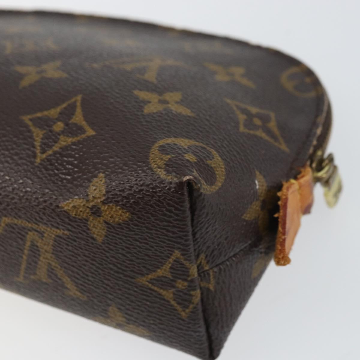 LOUIS VUITTON Monogram Pochette Cosmetic PM Pouch M43998 LV Auth BA8499