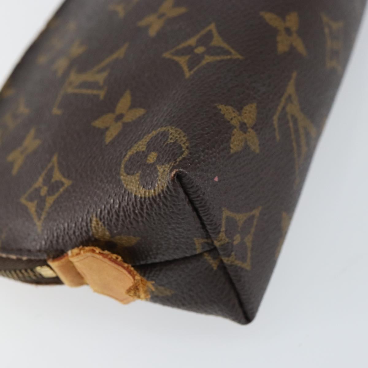 LOUIS VUITTON Monogram Pochette Cosmetic PM Pouch M43998 LV Auth BA8499
