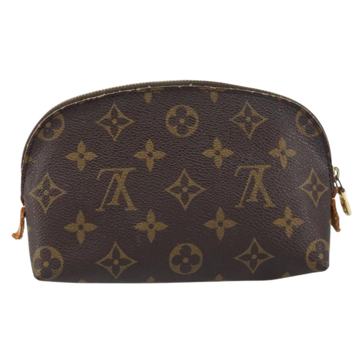 LOUIS VUITTON Monogram Pochette Cosmetic PM Pouch M43998 LV Auth BA8499