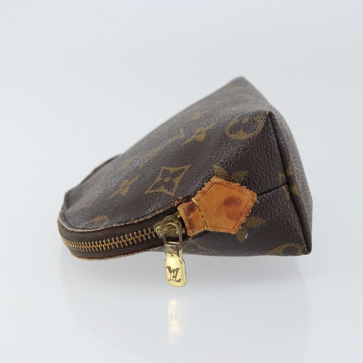 LOUIS VUITTON Monogram Pochette Cosmetic PM Pouch M43998 LV Auth BA8499