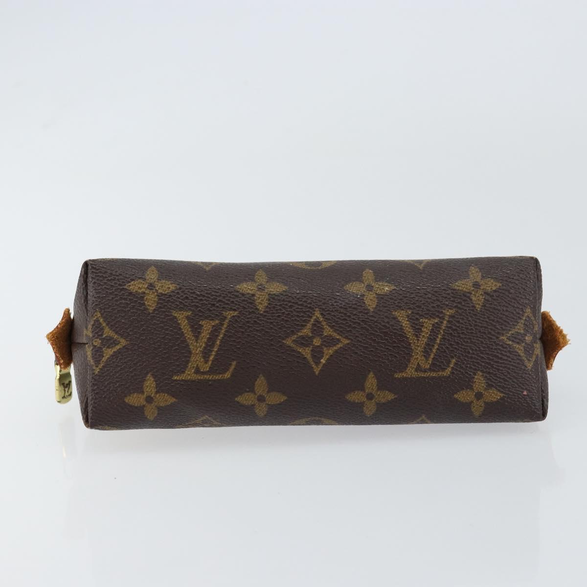 LOUIS VUITTON Monogram Pochette Cosmetic PM Pouch M43998 LV Auth BA8499