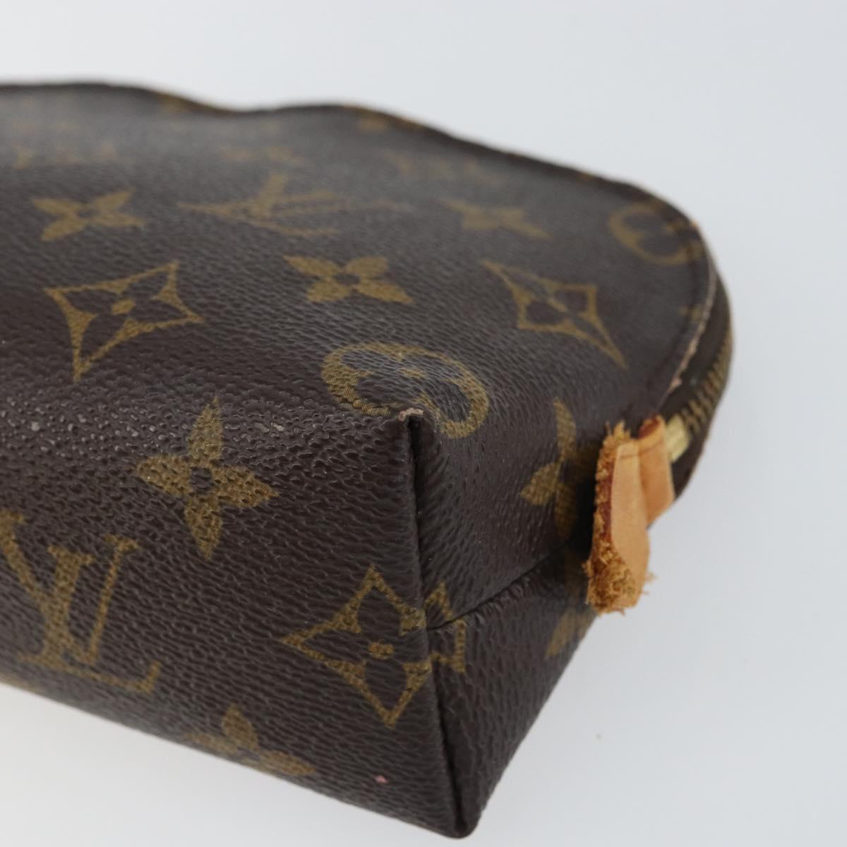 LOUIS VUITTON Monogram Pochette Cosmetic PM Pouch M43998 LV Auth BA8499