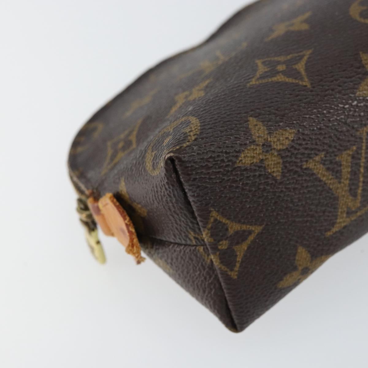 LOUIS VUITTON Monogram Pochette Cosmetic PM Pouch M43998 LV Auth BA8499