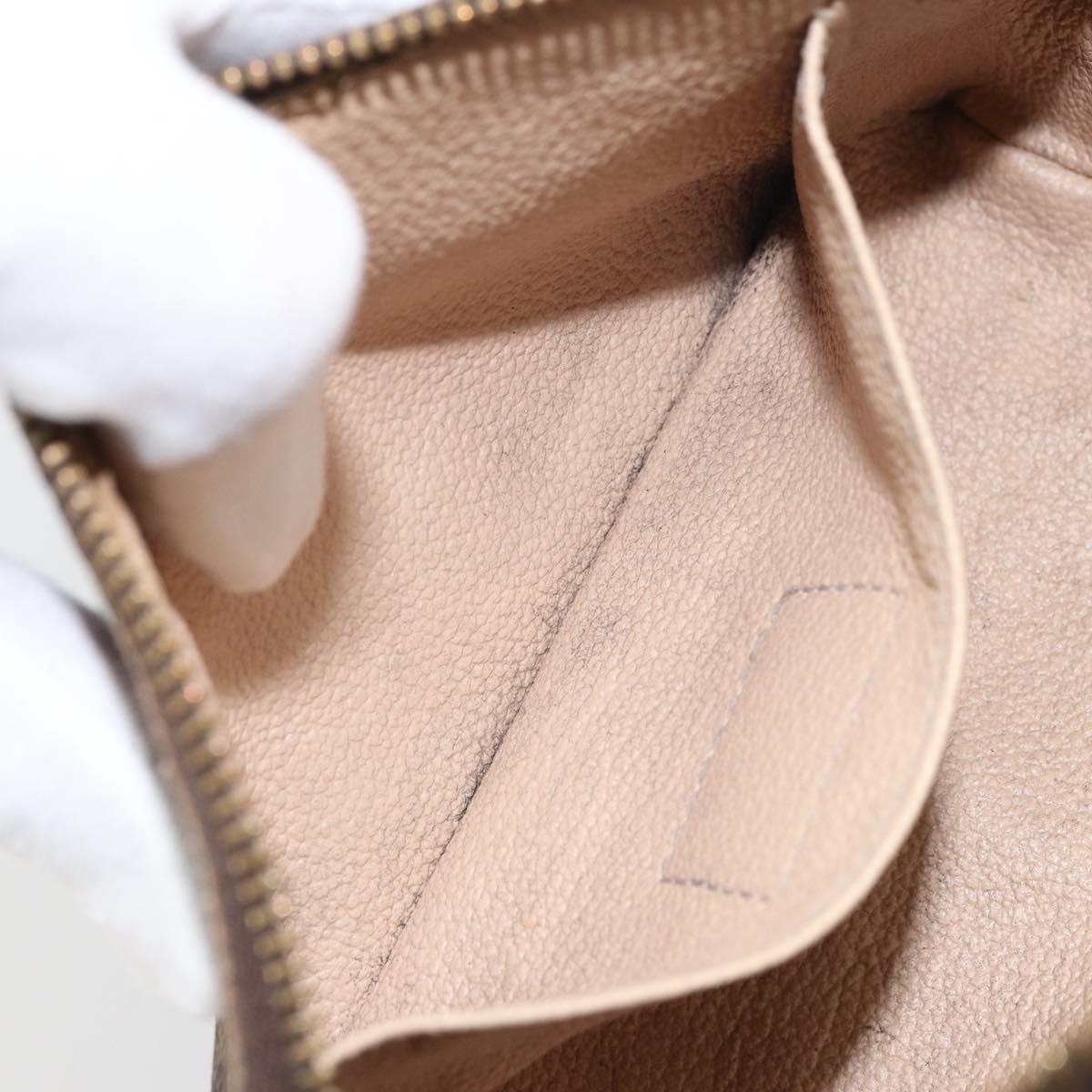 LOUIS VUITTON Monogram Pochette Cosmetic PM Pouch M43998 LV Auth BA8500