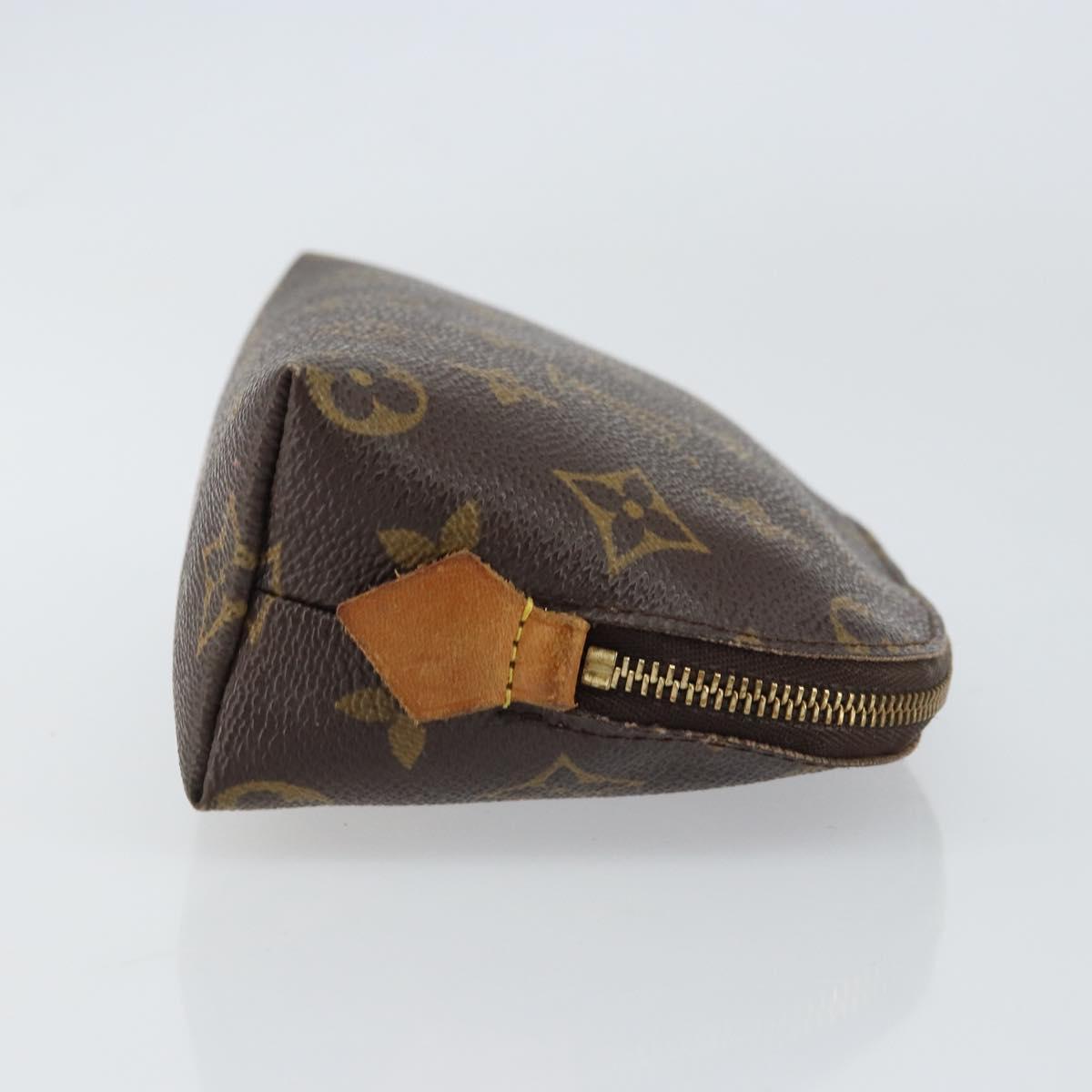 LOUIS VUITTON Monogram Pochette Cosmetic PM Pouch M43998 LV Auth BA8500